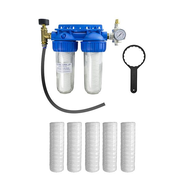 Kit ingresso acqua 10” per acque dure