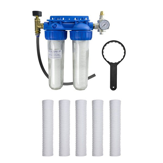 Kit ingresso acqua 20” per acque dure completo