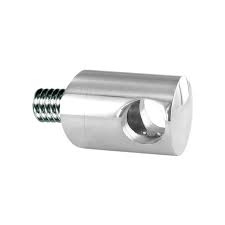 Supporto inox tondo per tubo 9,6mm